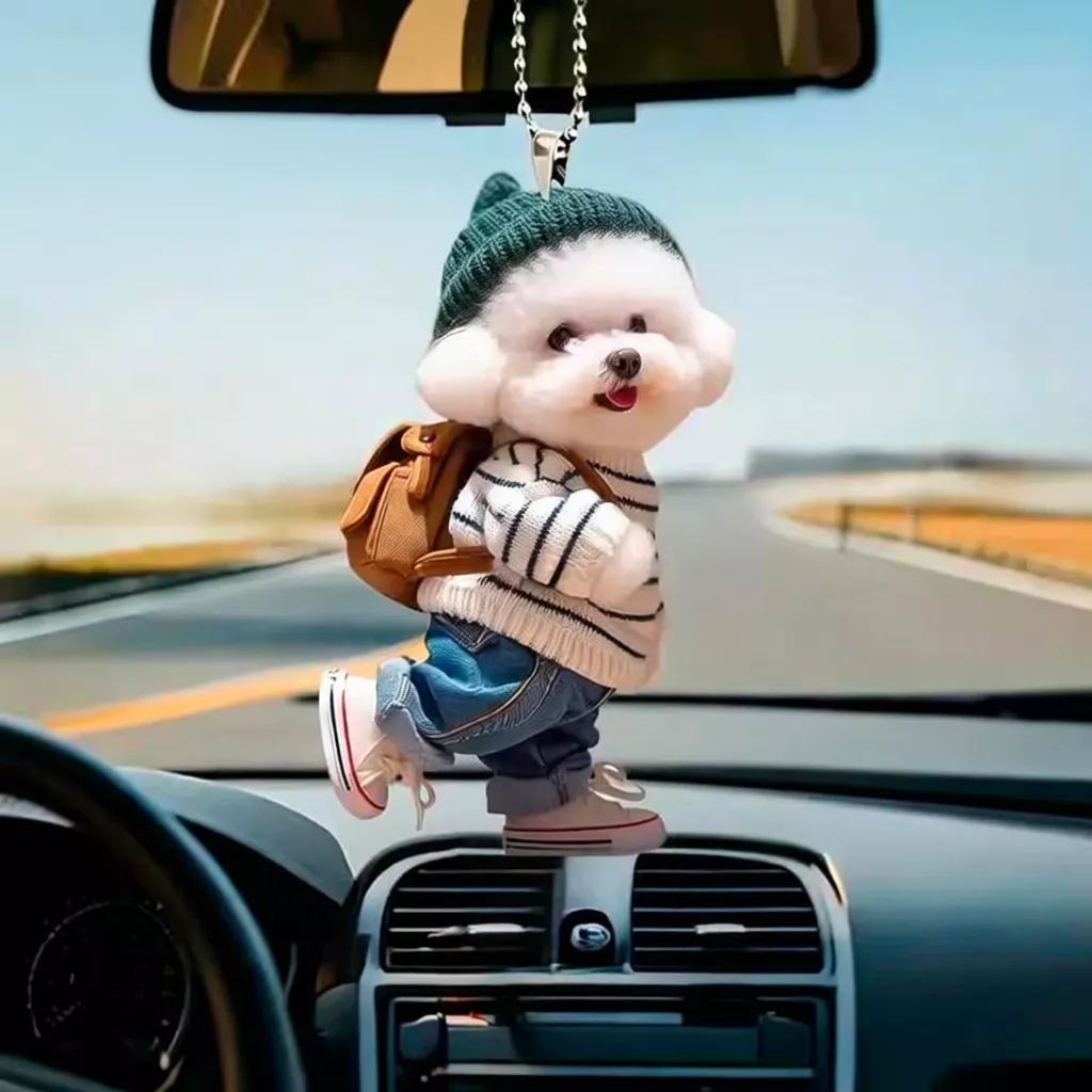 móc khóa bichon fashionista móc khóa bichon fashionista