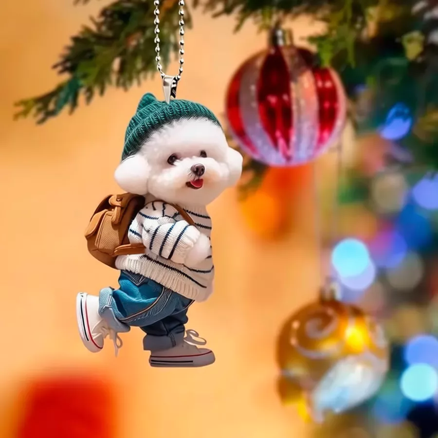 móc khóa bichon fashionista móc khóa bichon fashionista